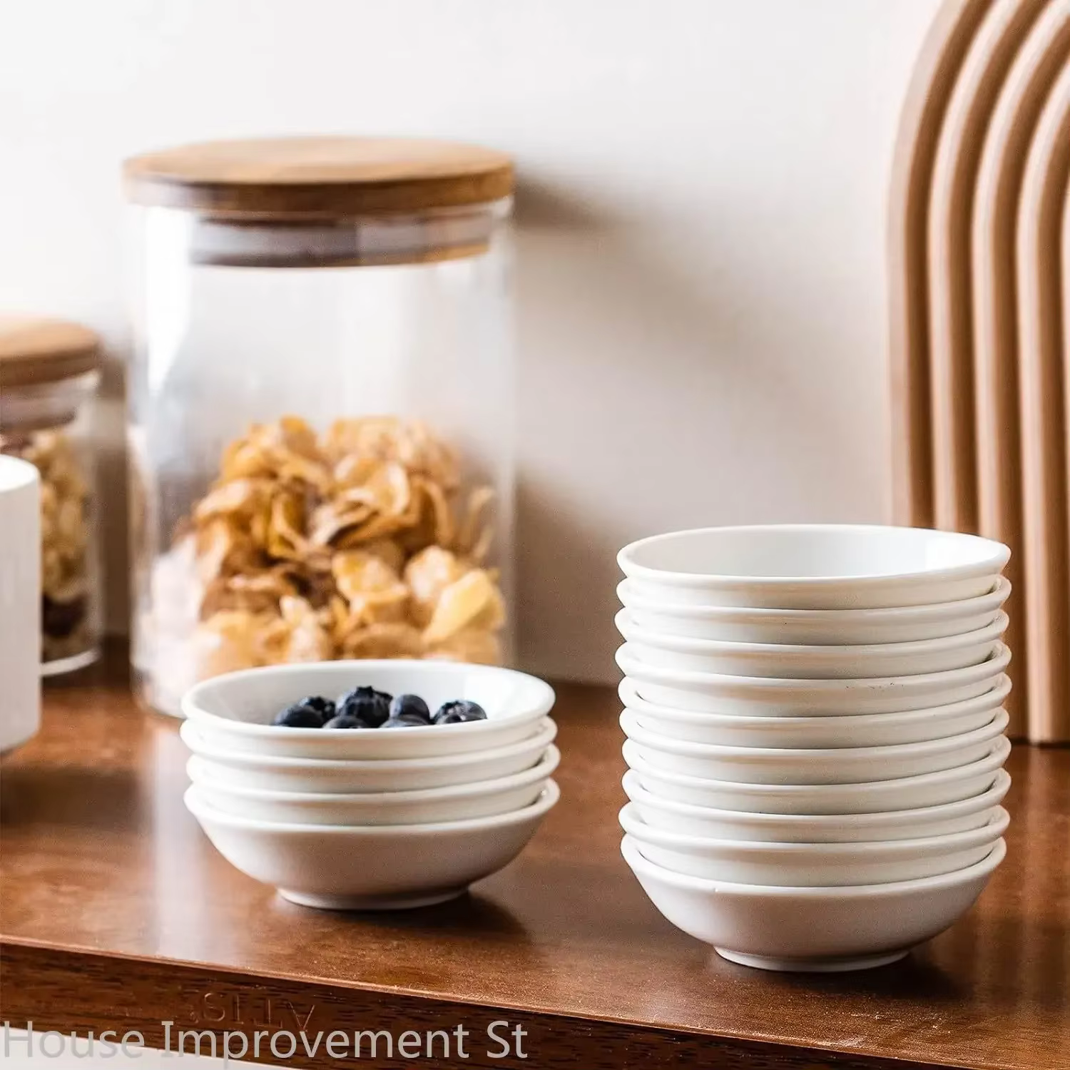 Ensemble de 40 plats à Sauce soja, petit bol de service, Mini assiettes à apéritif, petits bols à Sa