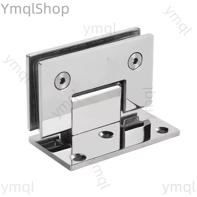 Clip de fixation pour porte de douche en verre, acier inoxydable 304, fixation murale, charnière de 