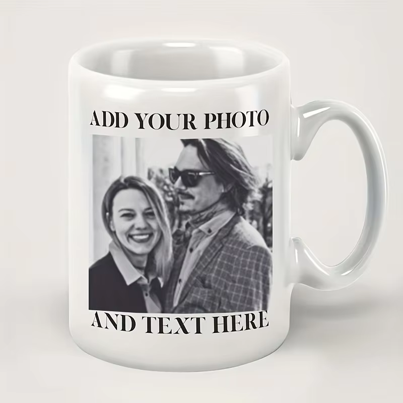 Mug personnalisé avec photo - Tasse en céramique avec image personnalisée, cadeau idéal pour la Sain