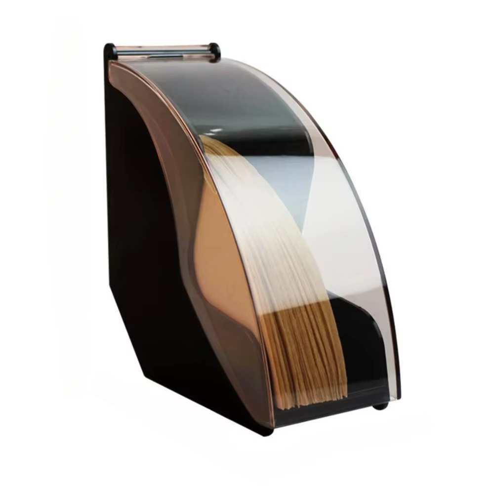 Support de filtre à café, fournitures pour le café, étagère de rangement, boîte de rangement pour pa