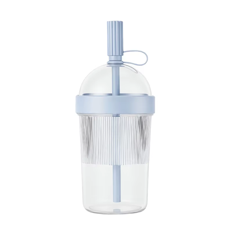 Gobelet à café en plastique avec couvercle et paille, gobelet de bureau scellé pour une utilisation