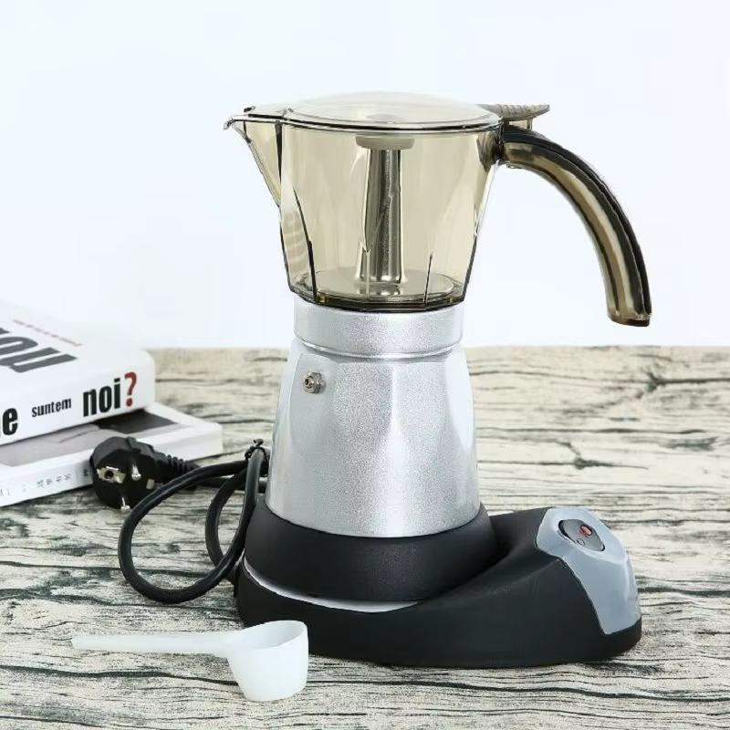220V 480W 3 tasses électrique thé cafetière Pot Cafetera Machine moka amovible café cuisine outil bu
