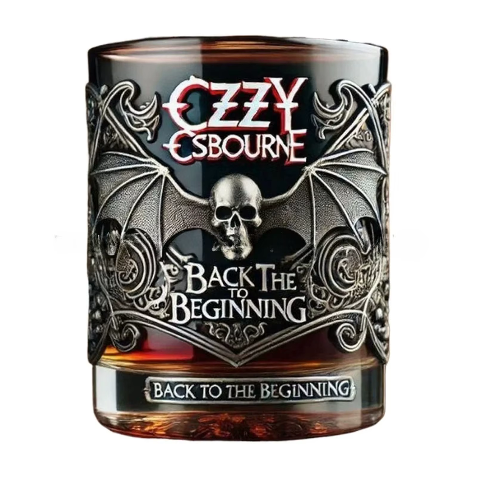 Verre à whisky sur le thème de la musique rock d'Ozzy Osbourne, 1 pièce, verre à cocktail idéal, cad