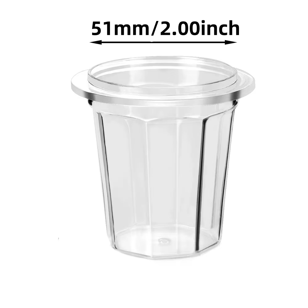Tasse doseuse pour Machine à expresso, 51mm/58mm, transparente pour visualiser la qualité du mouture