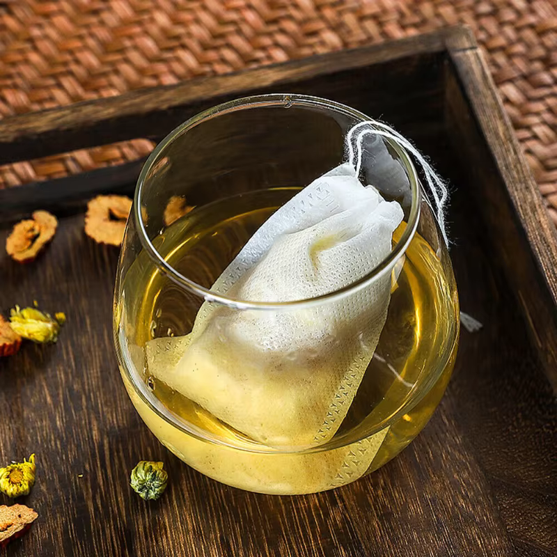 Sachets de Thé en Tissu Non Tissé avec Ficelle, Infuseur à Thé, Épices, Café, Thermoscellé, Poudres 