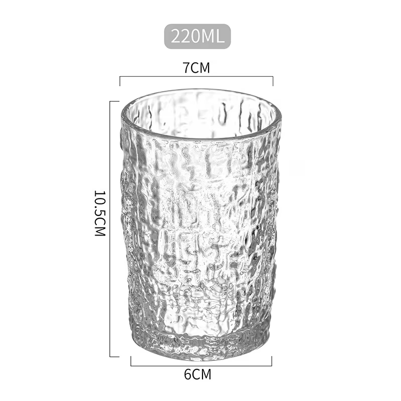 Verre tasse d'eau créatif jus lait tasses mode Transparent créatif Cocktail moderne verre à vin réut