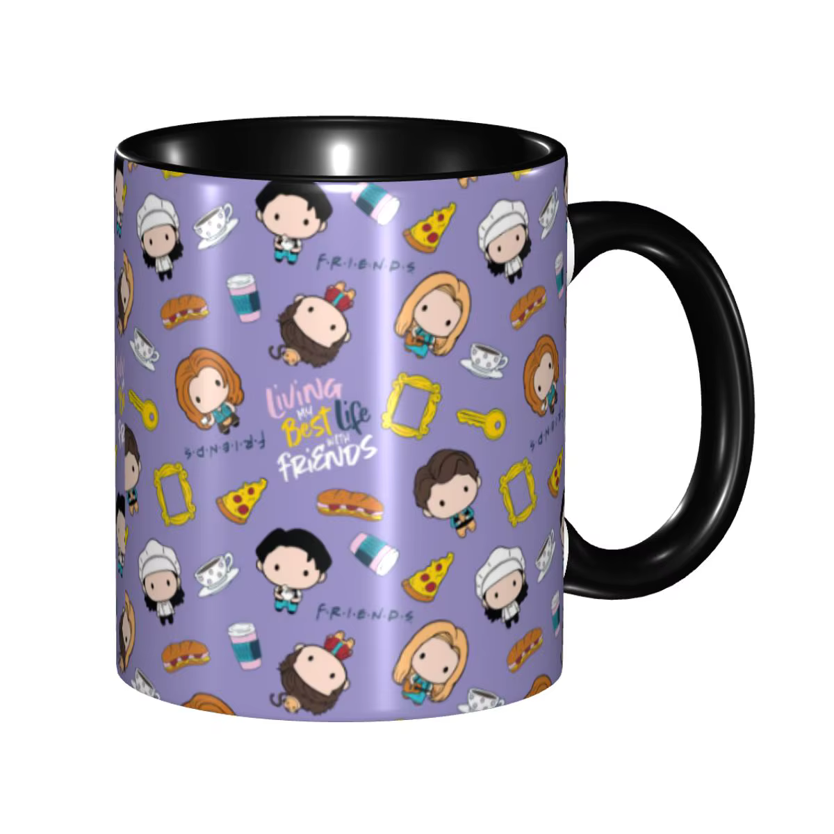 Tasse à café classique pour émission de télévision Friends, tasse en céramique personnalisée, cadeau
