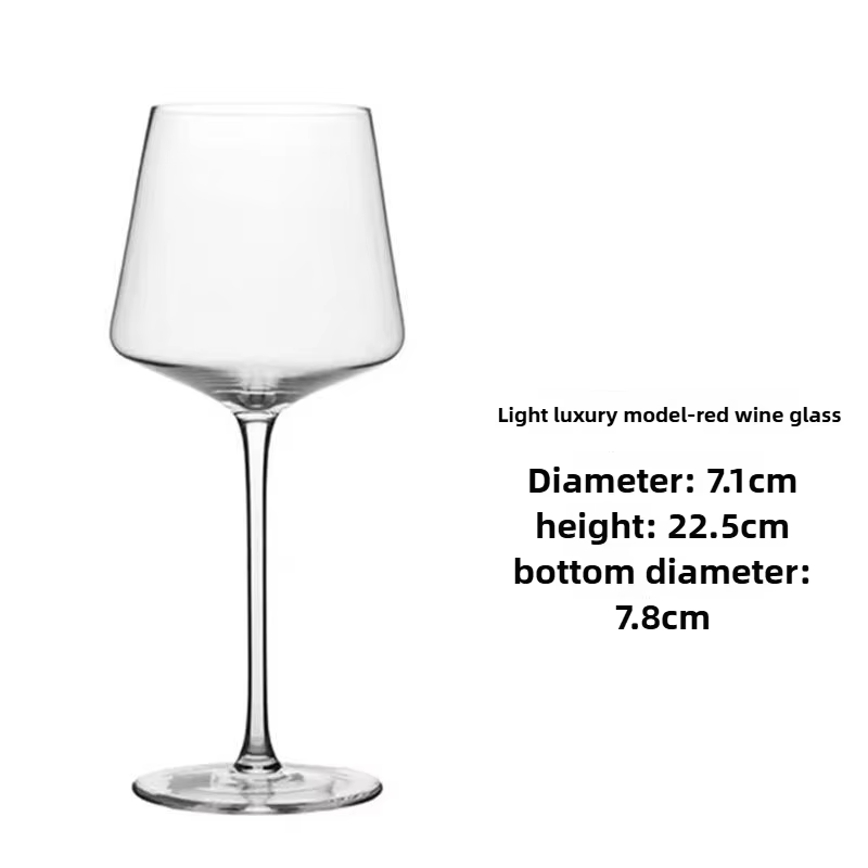 Verre à vin rouge en cristal bordeaux, 1 pièce, verre à raisin, Style nordique, fait à la main, sans