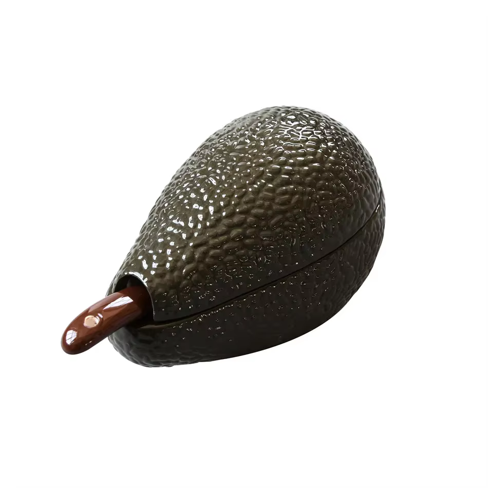 Assiette décorative en céramique pour avocat, couvercle de bande, bol à salade, bol à fruits, bols à