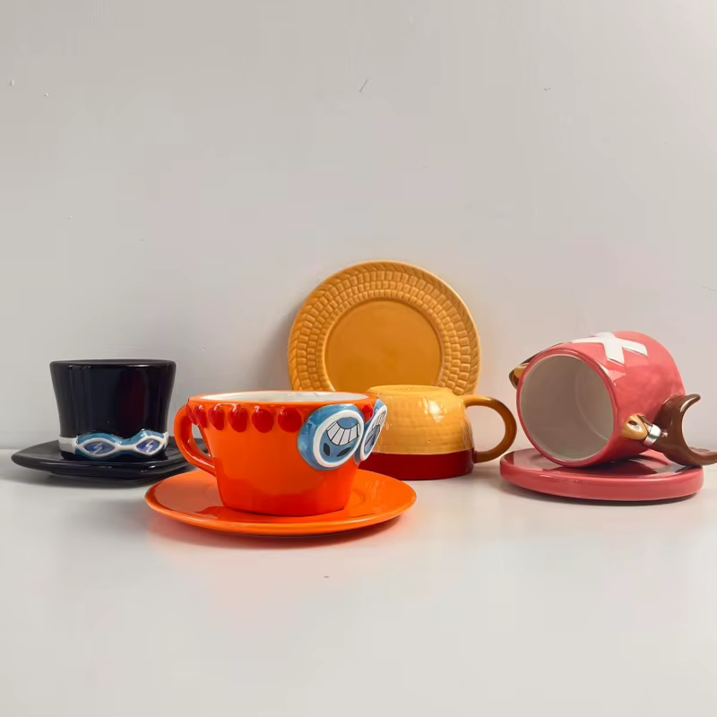 Tasse à café de dessin animé en forme de chapeau créatif, Anime Cosplay, Chopper Zansabo, tasse en c