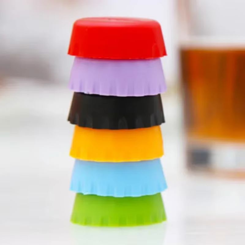 Bouchon de bouteille de bière en Silicone créatif, couvercle de conservateur, couvercle de bouteille