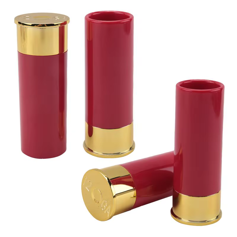 Verres à shot BQ-4PCS calibre 12, verres à shot pour tequila, durables, faciles à utiliser, 9,2 x 3,