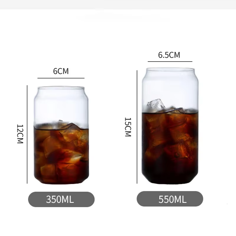 Tasse en verre créative avec couvercle en bambou, en forme de thé, jus, lait, café, tasse à boire en