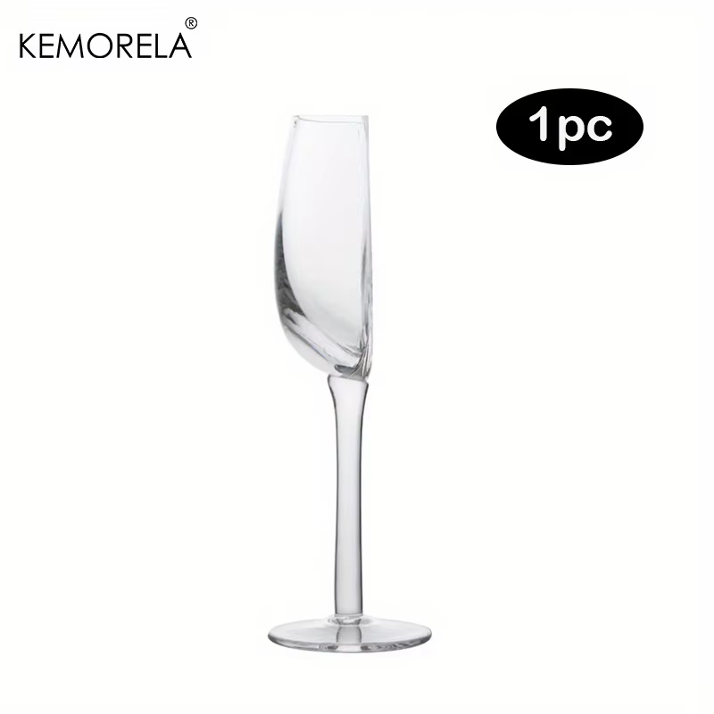 Verre à vin demi-rouge et à Champagne, nouveauté, Style européen, corps de tasse semi-circulaire ada