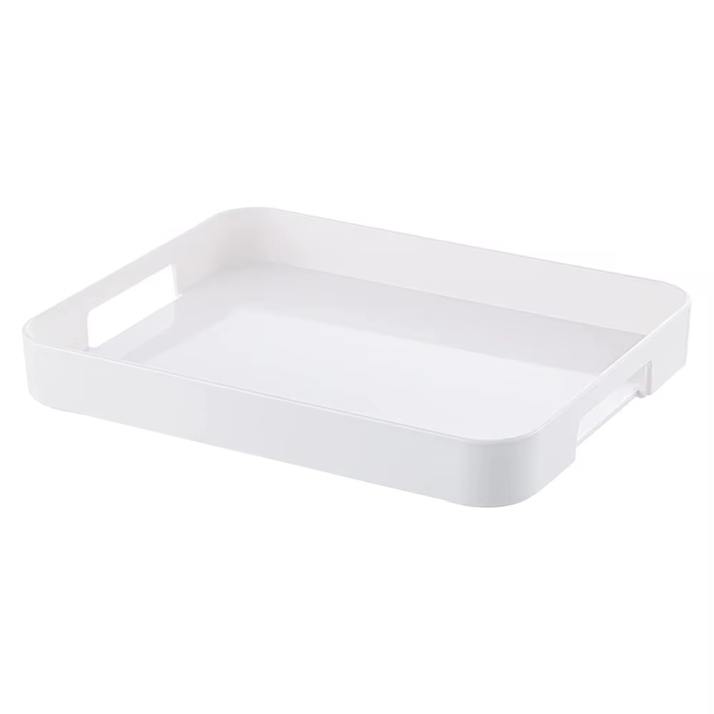 Plateau de service polyvalent, assiette à pain en ABS facile à nettoyer pour petit déjeuner, plateau