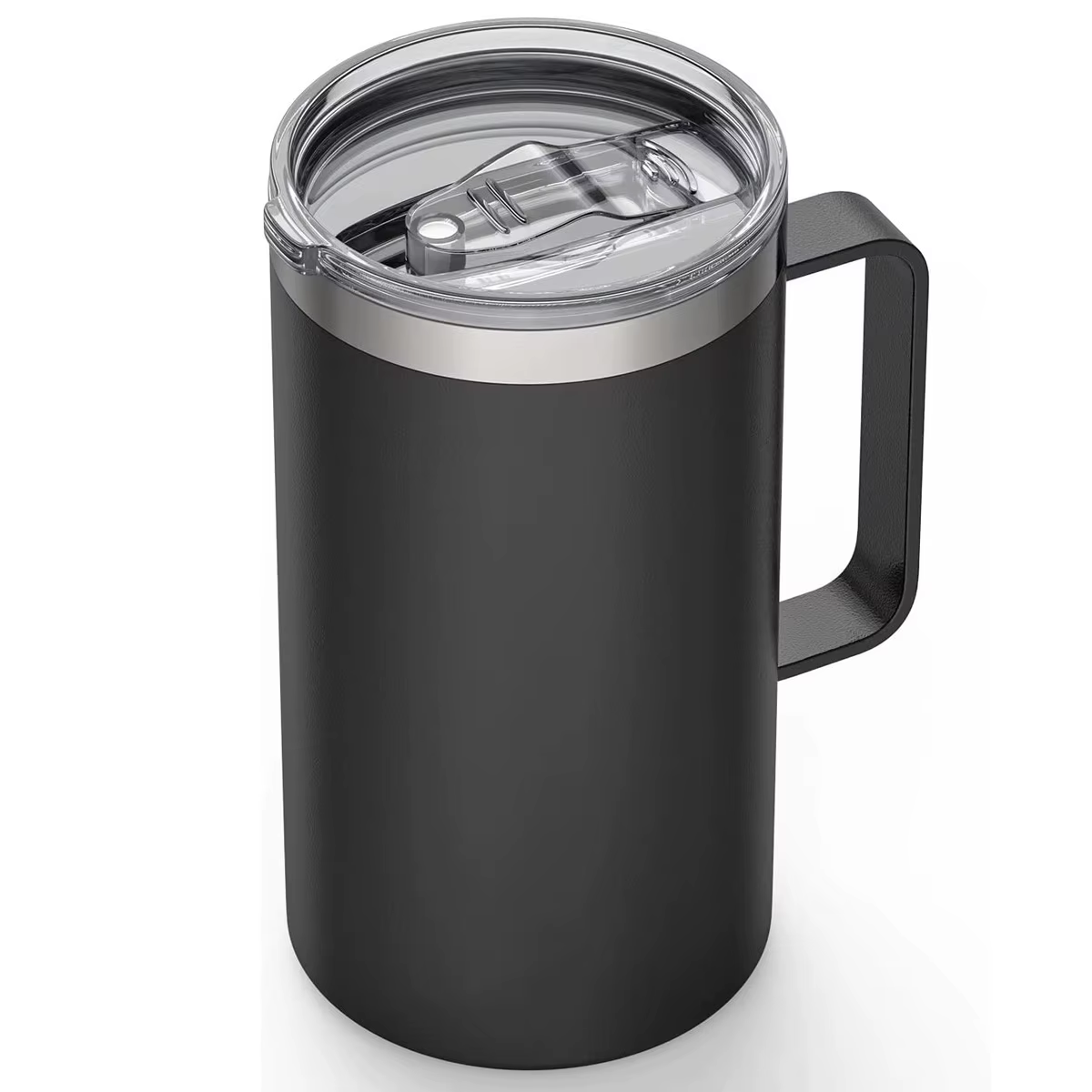 Tasse à café isolée 24oz 680ml avec couvercle, tasse à café en acier inoxydable, gobelet à café sous