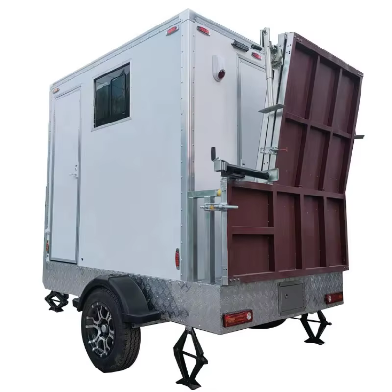 Toilettes mobiles pour personnes handicapées, remorque de toilettes accessible, toilettes portables