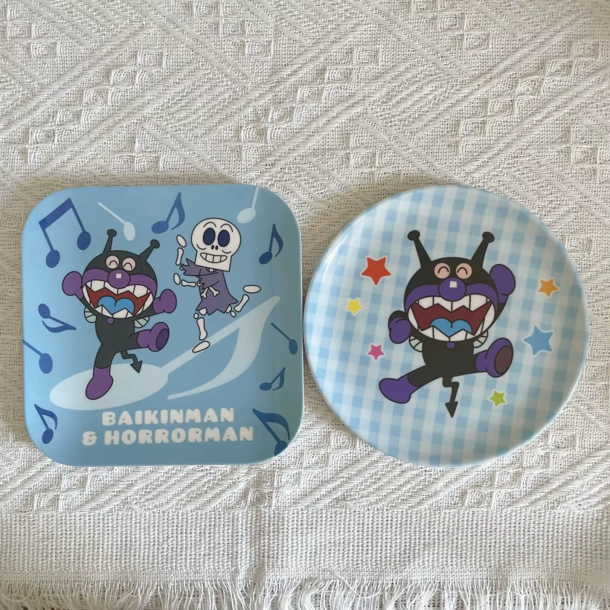 Assiette Anpanman de style japonais, mignonne, pour desserts, cadeau d'amitié, pour sandwichs, œufs 