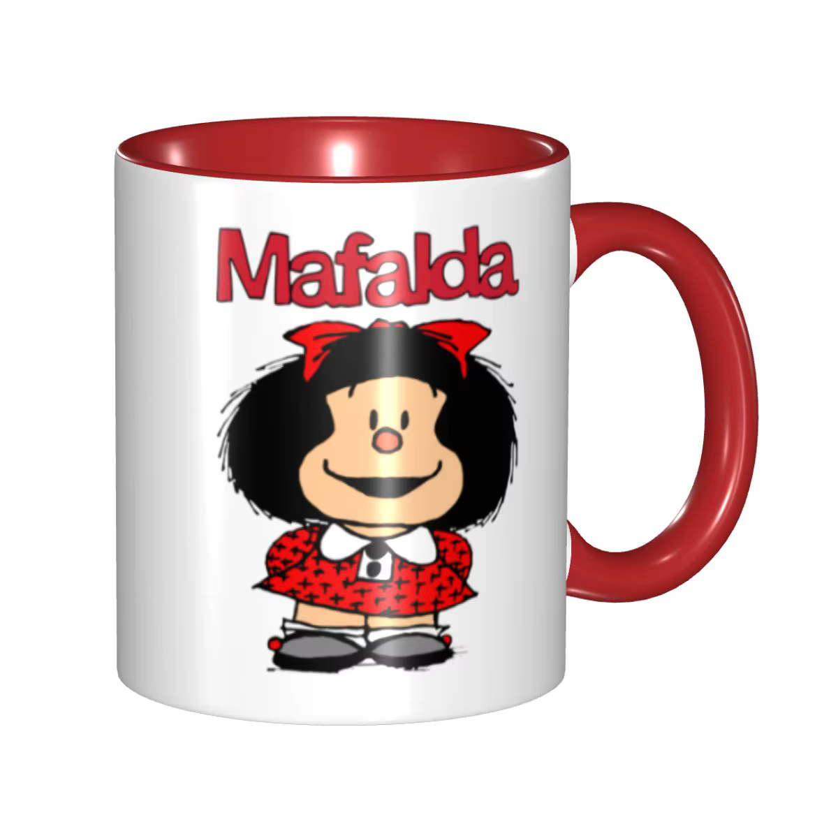 Tasses Mafalda mignonnes personnalisées, dessin animé argentin, Quino Comics, tasse à café en cérami