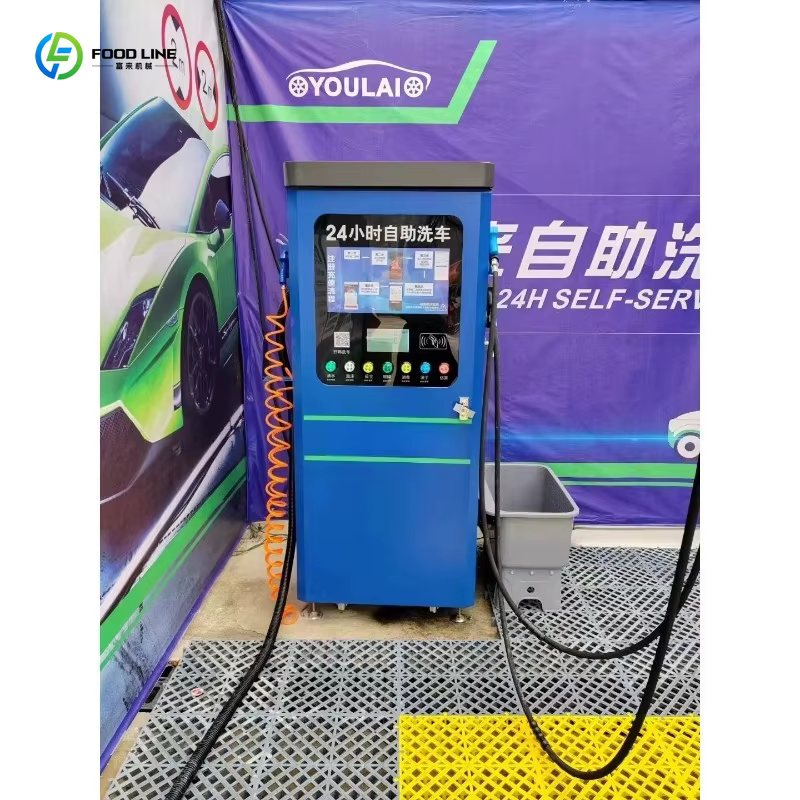 Machine de lavage auto en libre-service pour le nettoyage des flottes, équipement de lavage commerci
