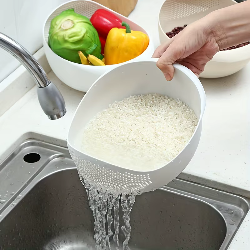 Mir de Proximité de Riz, Tamis de Fruits et Légumes, Fournitures de Cuisine, Petits Outils Polyvalen