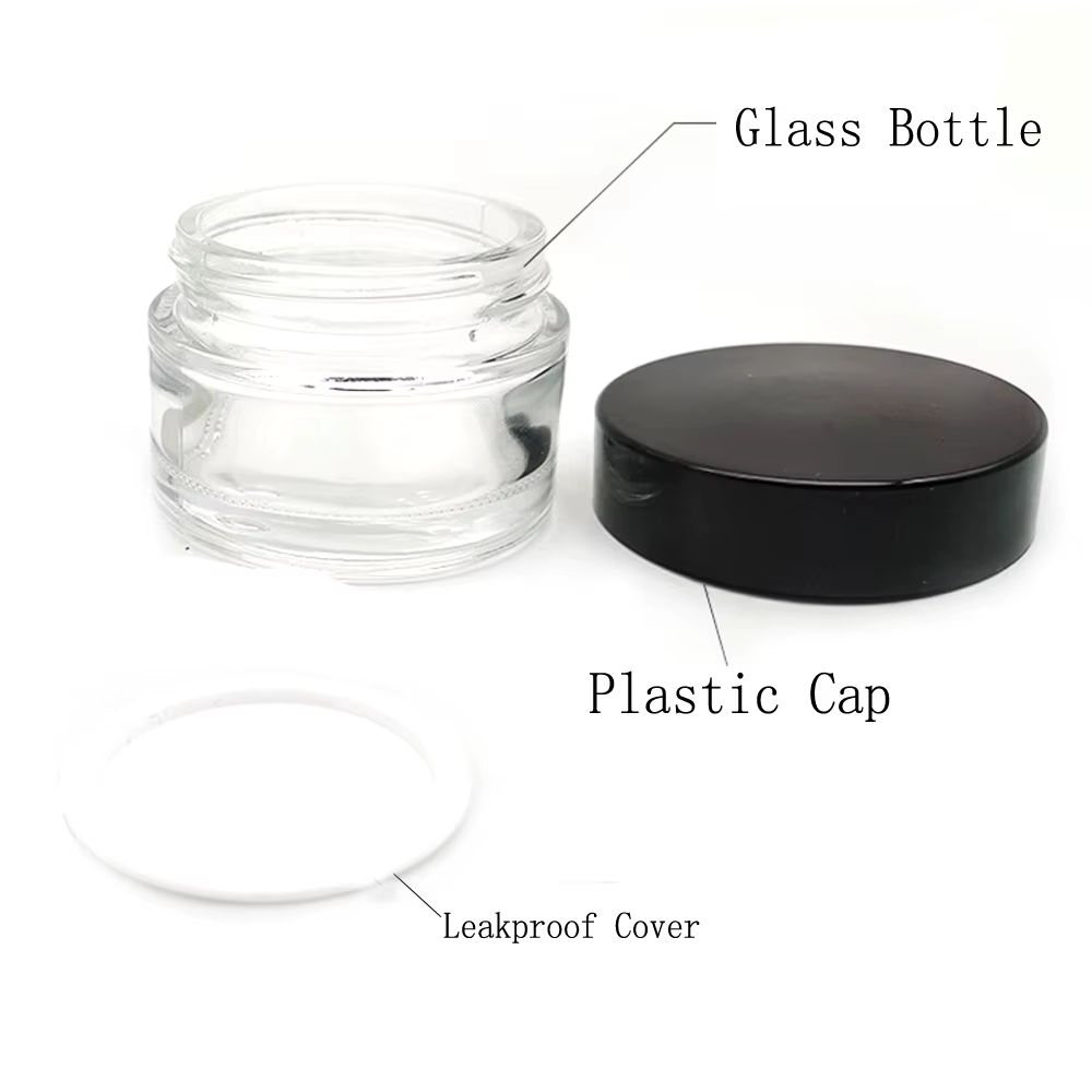 Pot en verre de 5ml, 20 pièces, conteneur de maquillage, bouteilles de crème pour le visage, boîte d