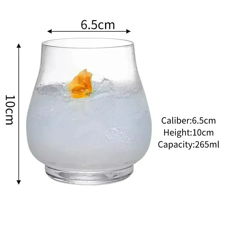 Verres à Cocktail Fermés Créatifs en Verre à Grand Ventre, de Brassage à Froid, à Whisky, Outils de 