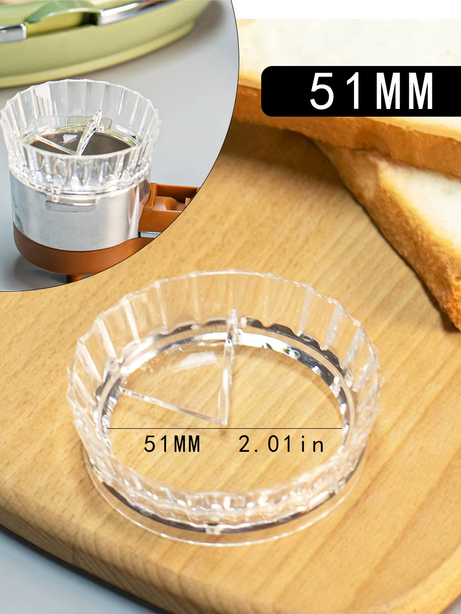 Poignée de machine à café 51mm/58mm, anneau de remplissage, outil de poudre anti-mouche