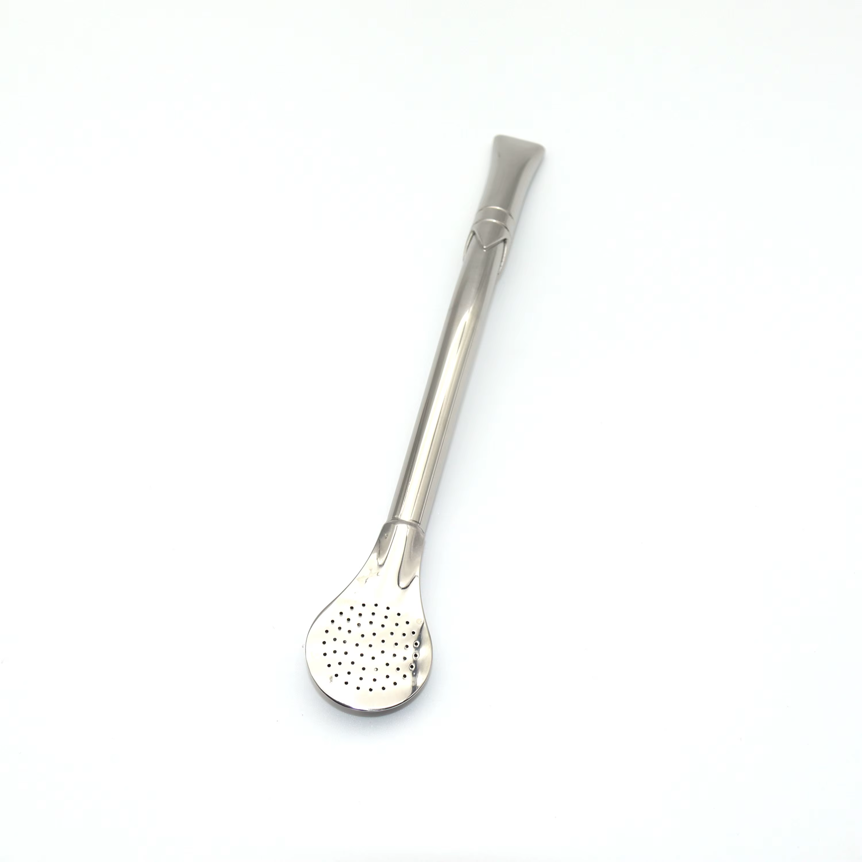 Nouveau Cuillère à paille en acier inoxydable 304, filtre à thé, Yerba Mate Bombilla, cuillères à ca