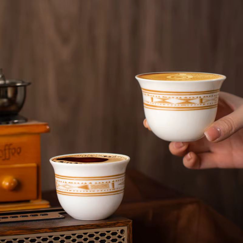Tasse à café créative rétro de Style moyen-orient, tasse à thé en porcelaine rétro de 120ml/160ml