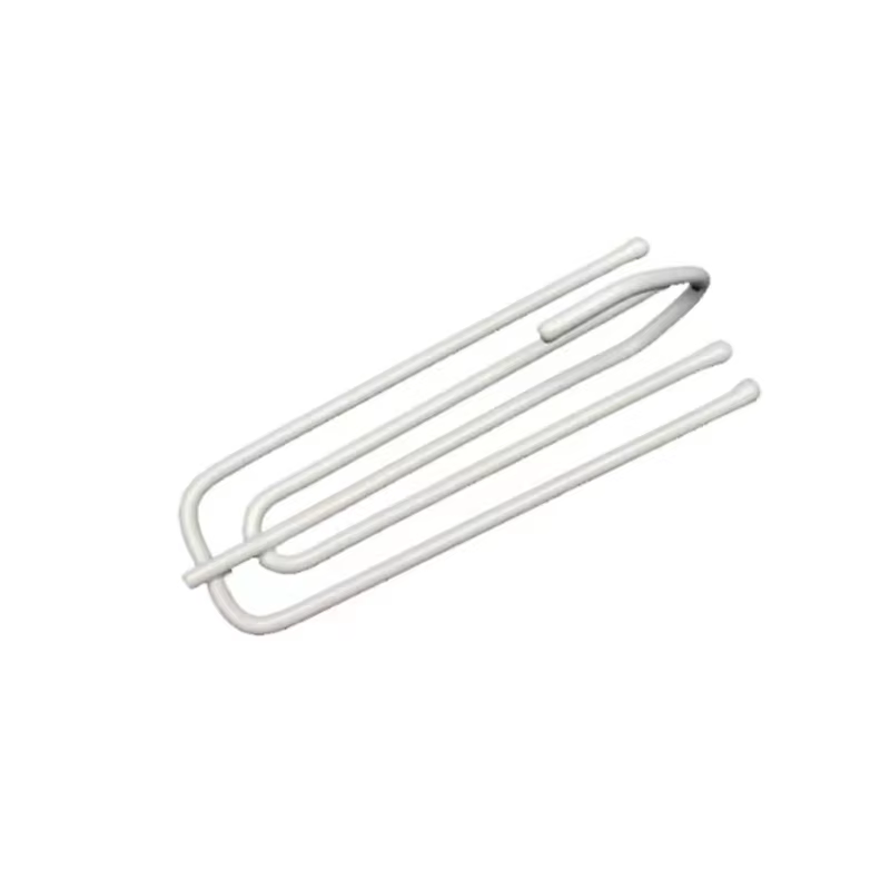 Asazal haute qualité 20 pièces blanc 4 broches fourchette crochets rideaux anneaux accessoires pince