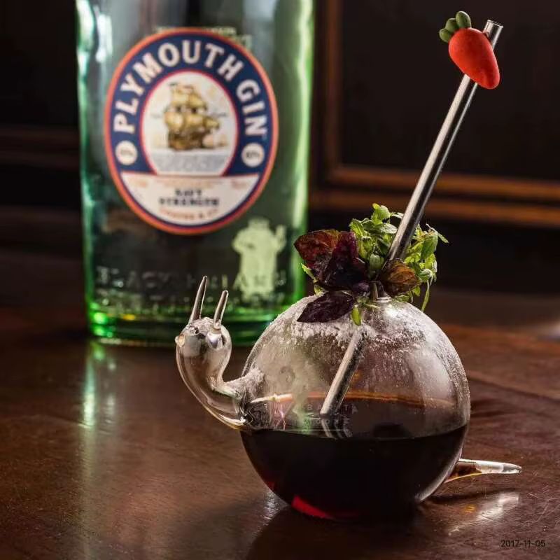 Verre à Cocktail créatif en forme d'escargot, tasse à Cocktail pour fête, célébrité d'internet, Bar,