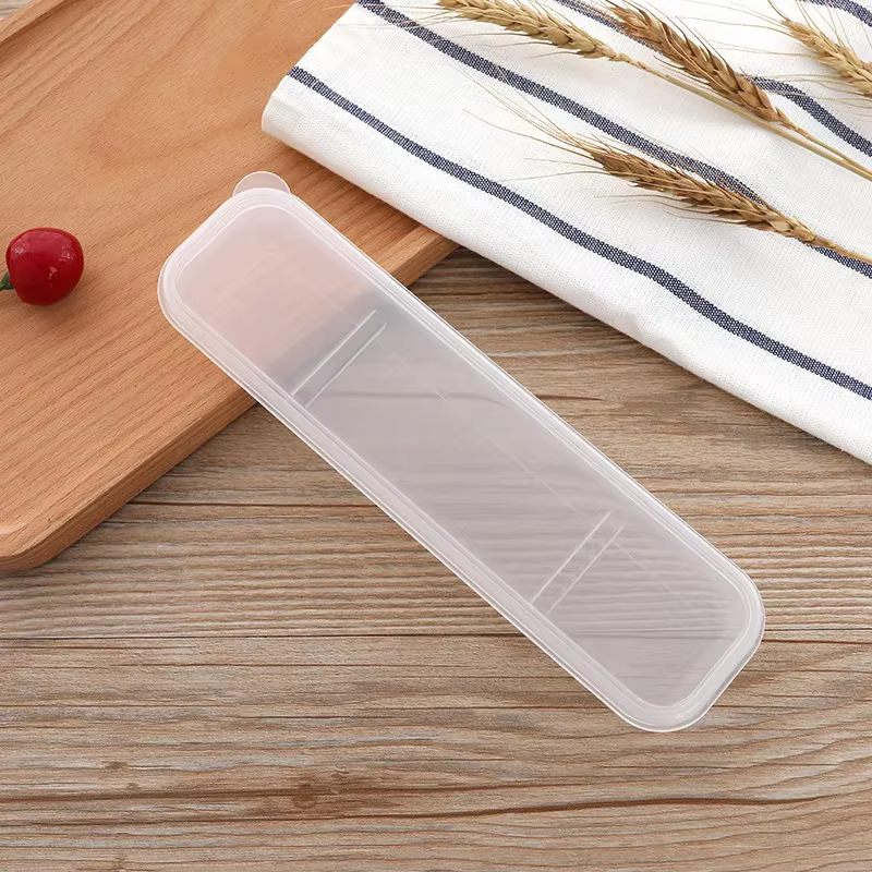 Boîte de vaisselle Portable, boîte de rangement cuillère fourchette cuillère, fourchette, baguettes,