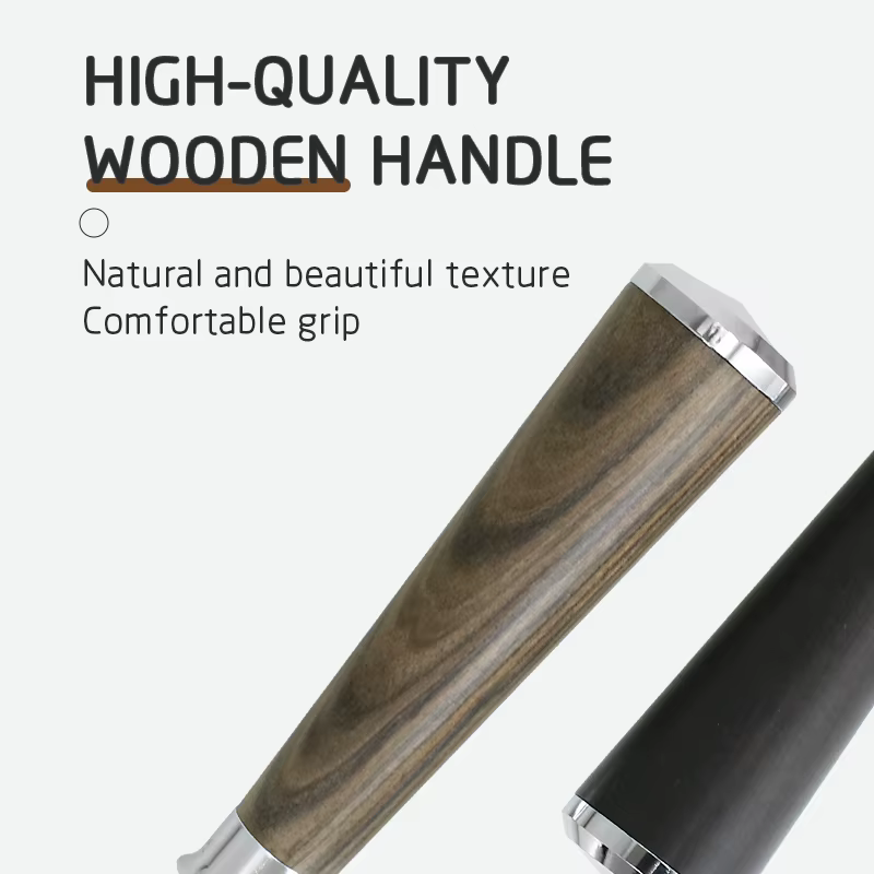Porte-filtre à café 58mm, porte-filtre sans fond pour Gaggia, manche classique en bois massif, outil