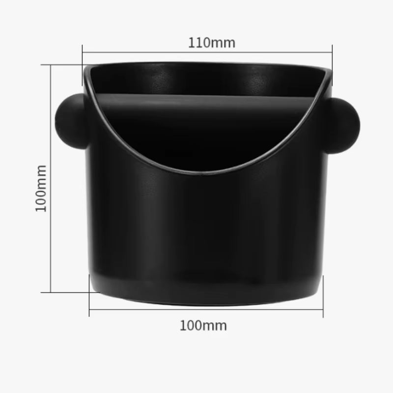 Mini boîte à café antidérapante, poubelles absorbant les chocs, poubelles à expresso, accessoires po