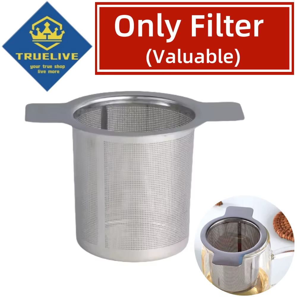 Filtre de fuite de thé réutilisable en acier inoxydable, panier d'infuseur à café, passoire à thé, t