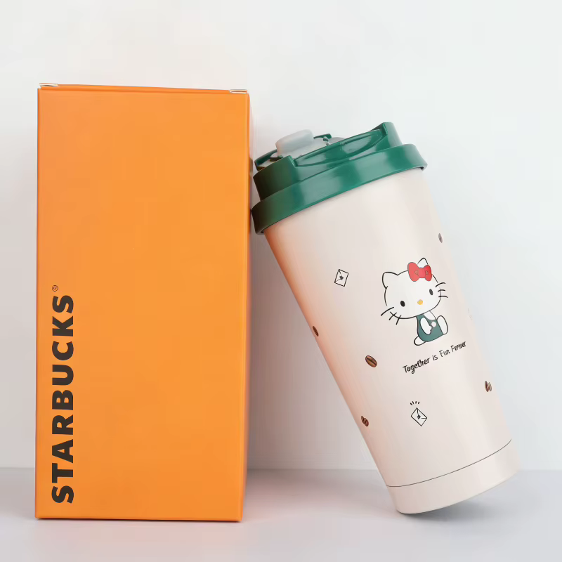Tasse Hello Kitty Emma de 473 ml de Starbucks, design en collaboration, ustensile à café pratique po