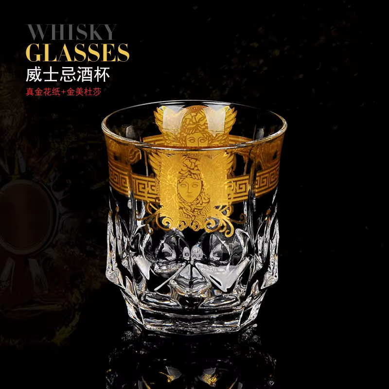Verre à vin en cristal, pour whisky et bière, personnalisé, pour la maison, ensemble de verres à sho