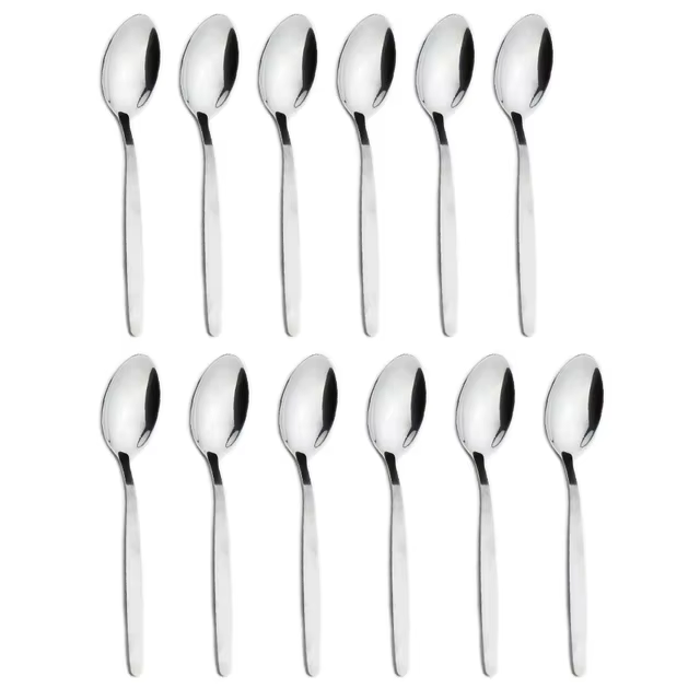Cuillère polyvalente Portable en acier inoxydable, 13.3CM, cuillère à Dessert de haute qualité, tass