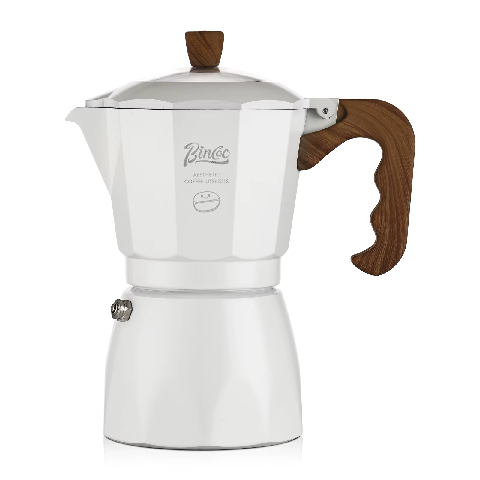 Bincoo – cafetière à expresso à double Valve en aluminium, 4 tasses, cuisinière de Style italien, ca