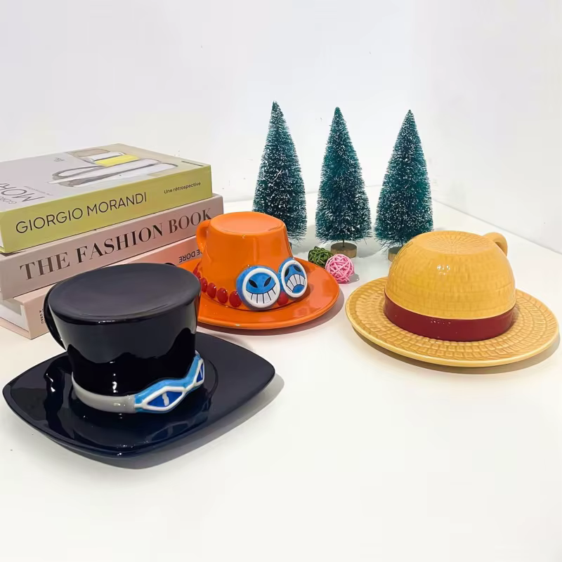 Tasse à café de dessin animé en forme de chapeau créatif, Anime Cosplay, Chopper Zansabo, tasse en c