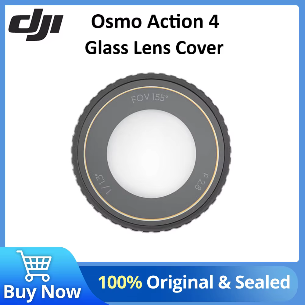 DJI-Osmo Action 4 Couvercle de lentille en verre, pour Osmo Action 4