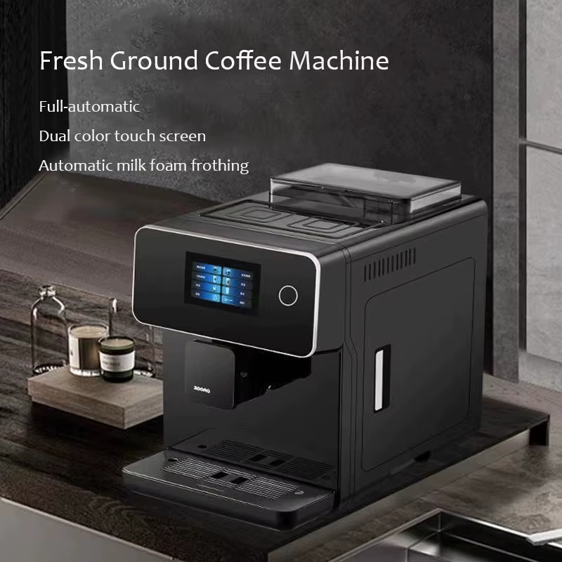 Machine à café moulu fraîche domestique 220V, expresso entièrement automatique, café Americano avec 
