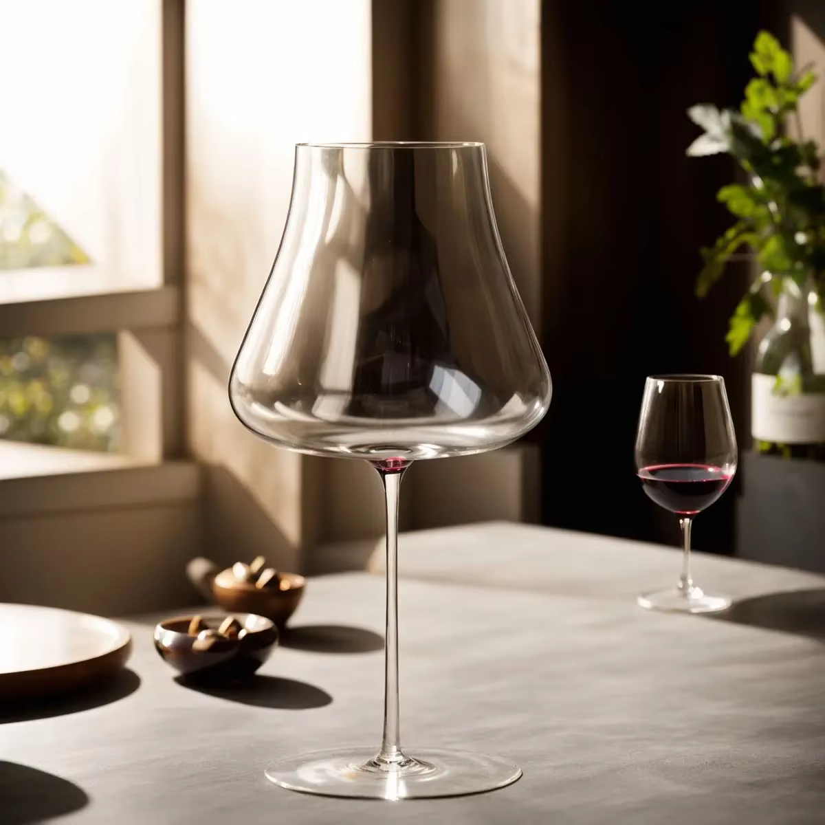 Verres à vin en verre de cristal de grande capacité, style nordique, luxe, petit homme, taille, arti