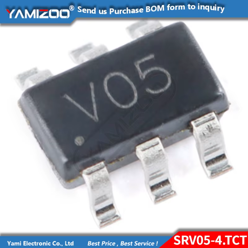 Code SOT V05 SRV05-4.TCT SOT23-6 SRV05, 10 pièces, nouveau, original, V05 SRV05-4 SOT-236