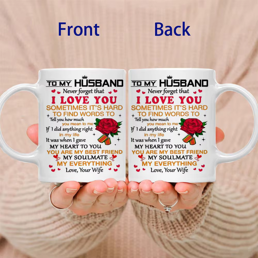À mon mari n'oubliez jamais que je t'aime tasse à café tasses à thé de bureau pour anniversaire de m