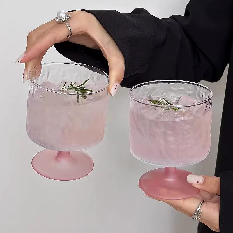 Verres créatifs en verre pour boissons, tasses à eau, verres à latte et café, verres à boissons froi