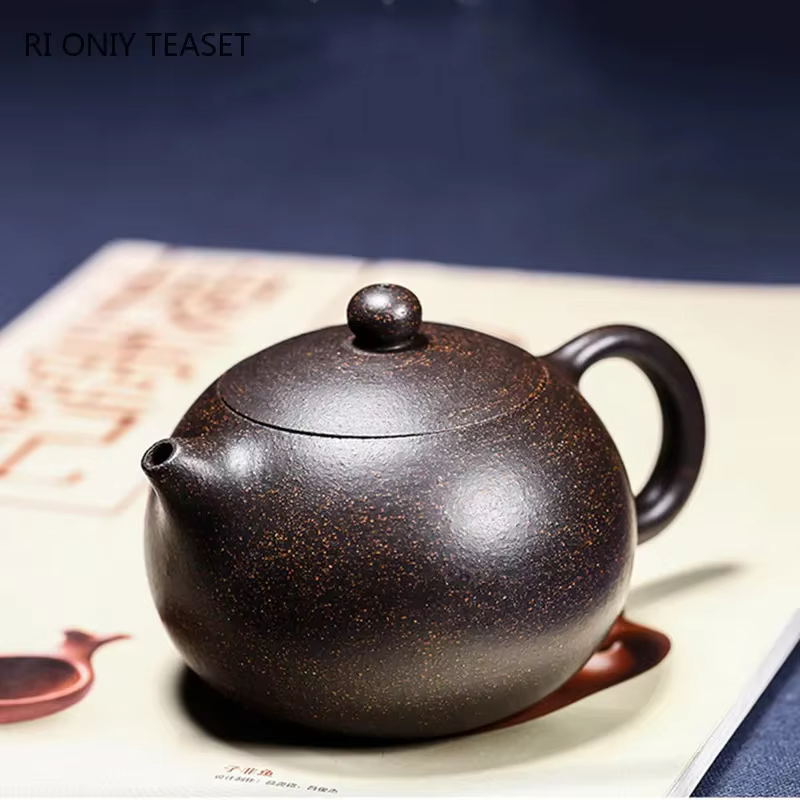 Yixing – théière en argile violette, célèbre filtre à trou de boule fait à la main, théière Xishi ch