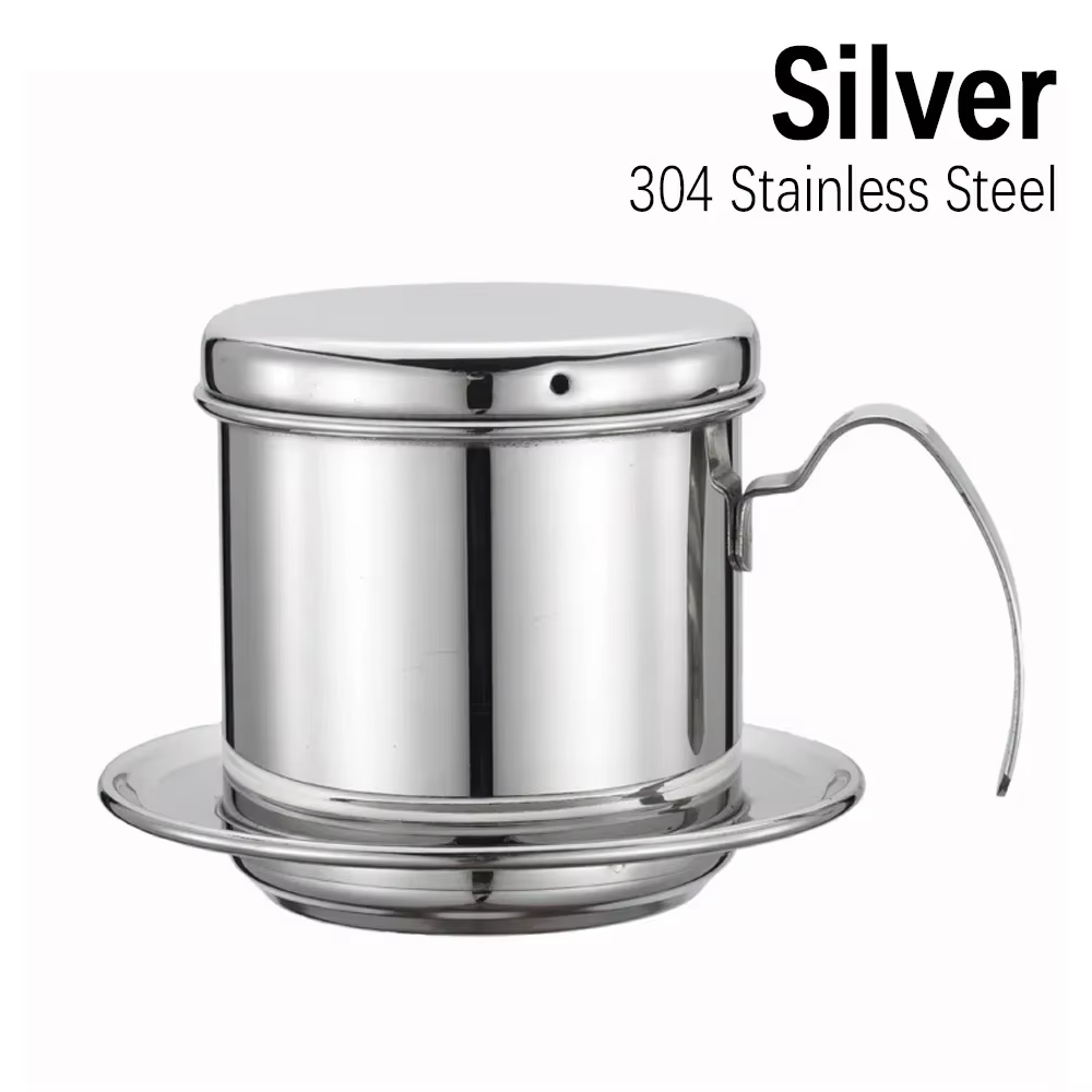 Filtre de tasse d'égouttement de café Phin vietnamien en acier inoxydable 304, cafetière traditionne
