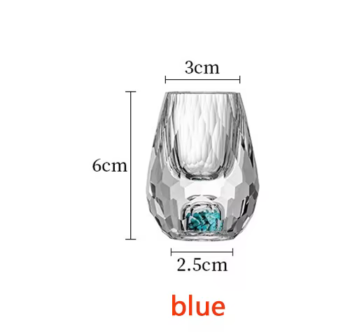 1/4/6 pièces diamant cristal liqueur verres ensemble Vodka Shot verre vin verres whisky verre esprit